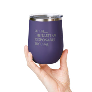 Wine Tumbler, 12oz - Disposable Income