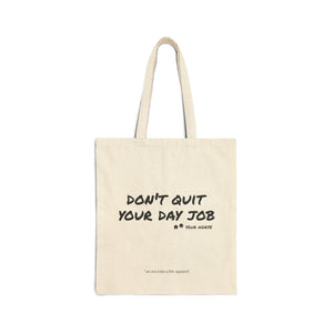 Cotton Canvas Tote Bag - Day Job