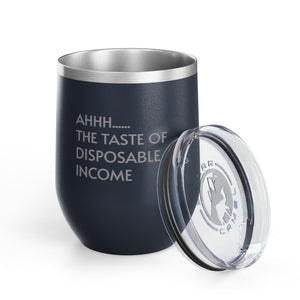 Wine Tumbler, 12oz - Disposable Income