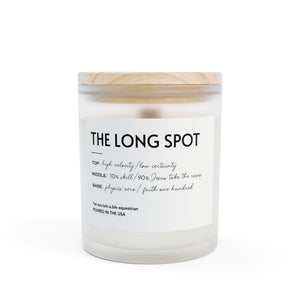 Frosted Glass Candle, 11oz - The Long Spot