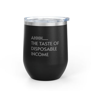 Wine Tumbler, 12oz - Disposable Income