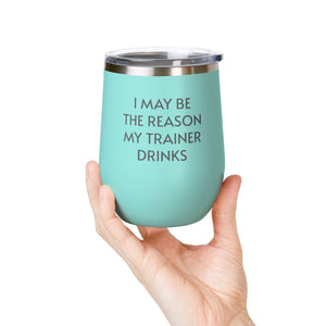 Wine Tumbler, 12oz - Trainer Drinks - Pastels