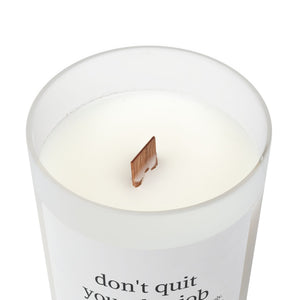 Frosted Glass Candle, 11oz - Day Job