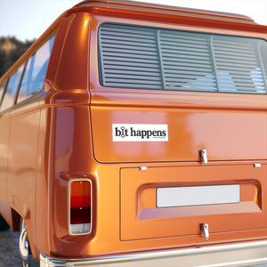 Bumper Stickers - Bit Happens