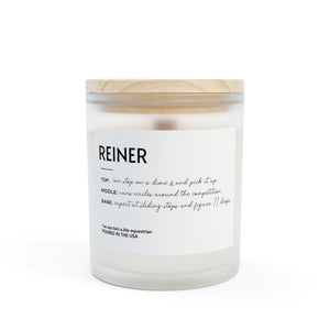 Frosted Glass Candle, 11oz - Reiner