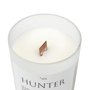 Frosted Glass Candle, 11oz - Hunter