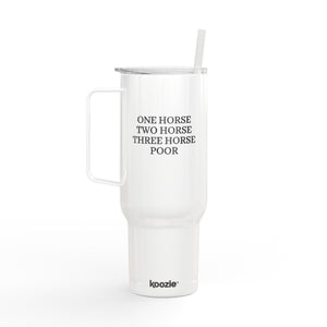 Insulated Tumbler with Lid, 40oz (Engraving) - One Horse/Two Horse