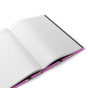 Hardcover Journal Matte (Lined) - Pink Cowgirl Boots