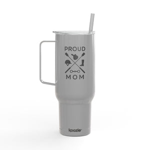 Insulated Tumbler with Lid, 40oz (Engraving) - Proud Mom - Crops Cross
