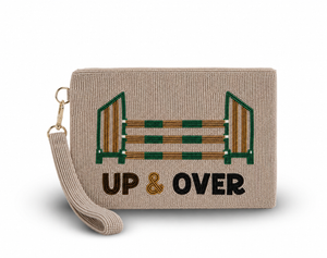 Tucker Tweed Up & Over Large Beaded Pouch