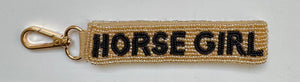 Tucker Tweed Beaded Bag Charm/Keychain