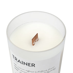 Frosted Glass Candle, 11oz - Trainer