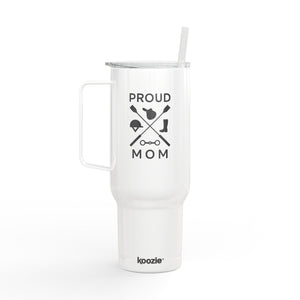 Insulated Tumbler with Lid, 40oz (Engraving) - Proud Mom - Crops Cross