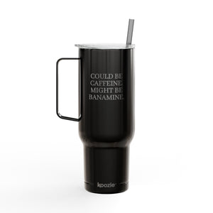 Insulated Tumbler with Lid, 40oz (Engraving) - Caffeine/Banamine