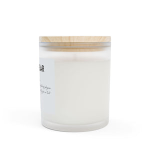 Frosted Glass Candle, 11oz - Double Clear