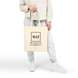 Cotton Canvas Tote Bag - Wtf