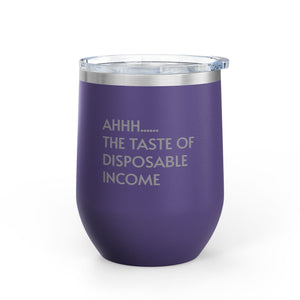 Wine Tumbler, 12oz - Disposable Income