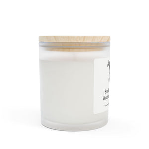 Frosted Glass Candle, 11oz - Sweater Weather