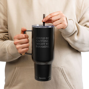 Insulated Tumbler with Lid, 40oz (Engraving) - Caffeine/Banamine