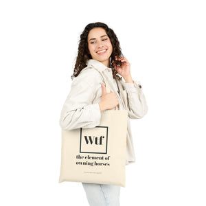 Cotton Canvas Tote Bag - Wtf