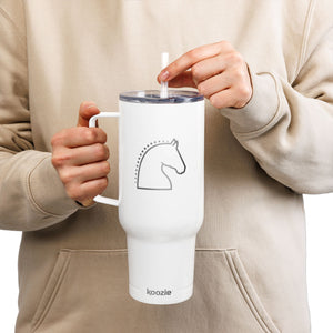 Insulated Tumbler with Lid, 40oz (Engraving) - Horse Bust