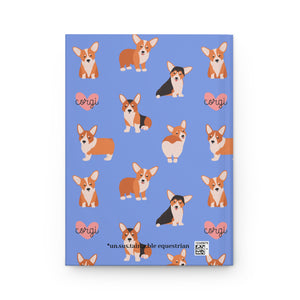 Hardcover Journal Matte (Lined) - Corgi Love
