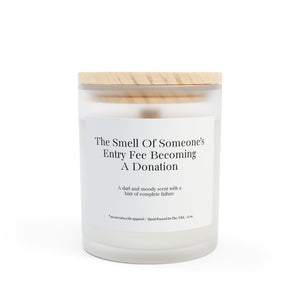 Frosted Glass Candle, 11oz - Entry Fee