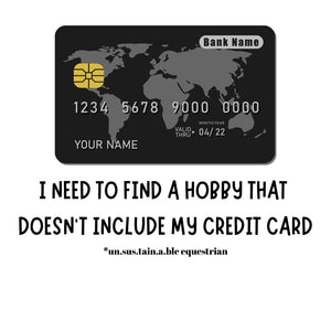 Die Cut Vinyl Stickers - 3x3 - Hobby/Credit Card