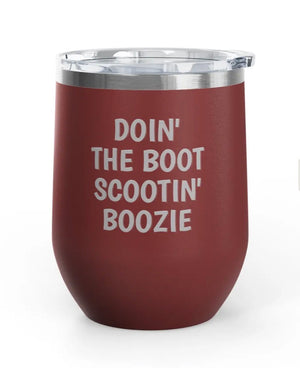 Wine Tumblers - 12 oz. - Boot Scootin'
