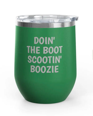 Wine Tumblers - 12 oz. - Boot Scootin'