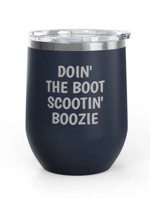 Wine Tumblers - 12 oz. - Boot Scootin'