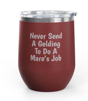 Wine Tumblers -  12 oz. - Gelding/Mare
