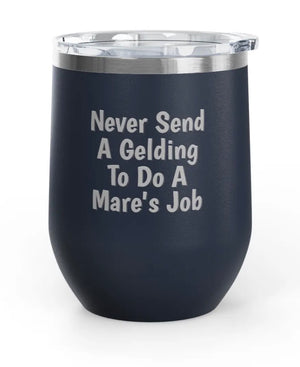 Wine Tumblers -  12 oz. - Gelding/Mare