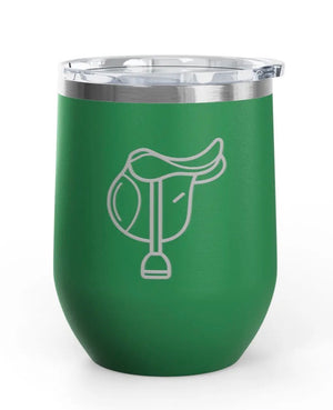Wine Tumblers - 12 oz. - English Saddle