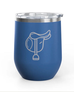 Wine Tumblers - 12 oz. - English Saddle
