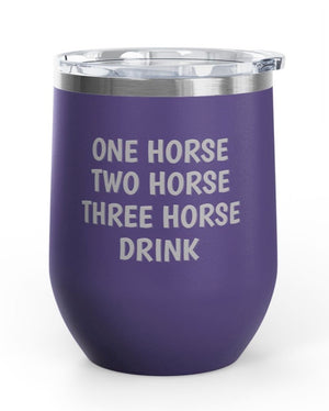 Wine Tumblers, 12 oz. - One/Two/Drink