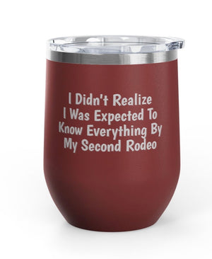 Wine Tumblers, 12 oz - Second Rodeo