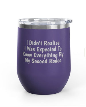 Wine Tumblers, 12 oz - Second Rodeo