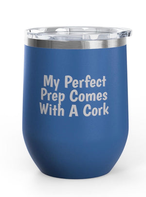 Wine Tumblers, 12 oz. - Perfect Prep/Cork