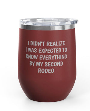 Wine Tumblers, 12 oz - Second Rodeo