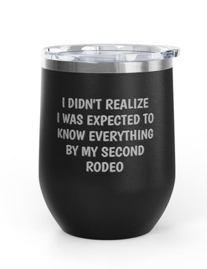 Wine Tumblers, 12 oz - Second Rodeo