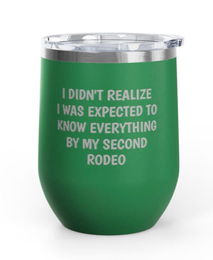 Wine Tumblers, 12 oz - Second Rodeo