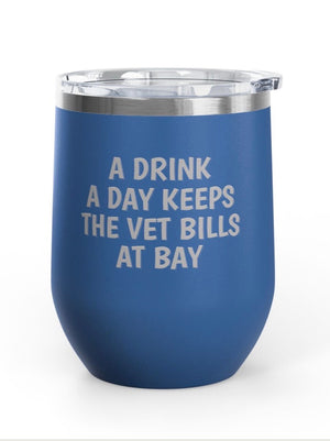 Wine Tumblers, 12 oz. - A Drink A Day