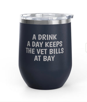 Wine Tumblers, 12 oz. - A Drink A Day