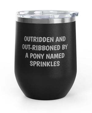 Wine Tumblers, 12 oz. - Outridden/Out-Ribboned