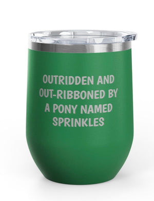 Wine Tumblers, 12 oz. - Outridden/Out-Ribboned