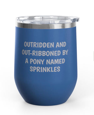Wine Tumblers, 12 oz. - Outridden/Out-Ribboned