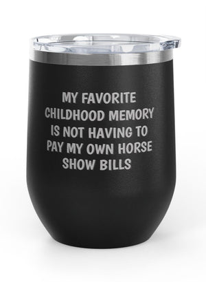 Wine Tumblers, 12 oz. - Favorite Childhood Memory