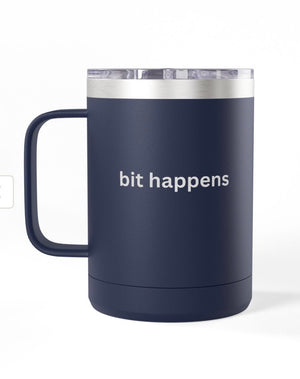 Coffee Mug Tumbler, 15 oz. - Bit Happens