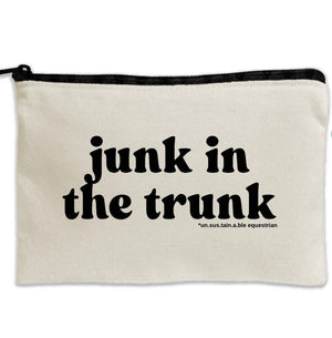 Travel Canvas Zipper Pouch - 8.5" x 11" - Junk In The Trunk